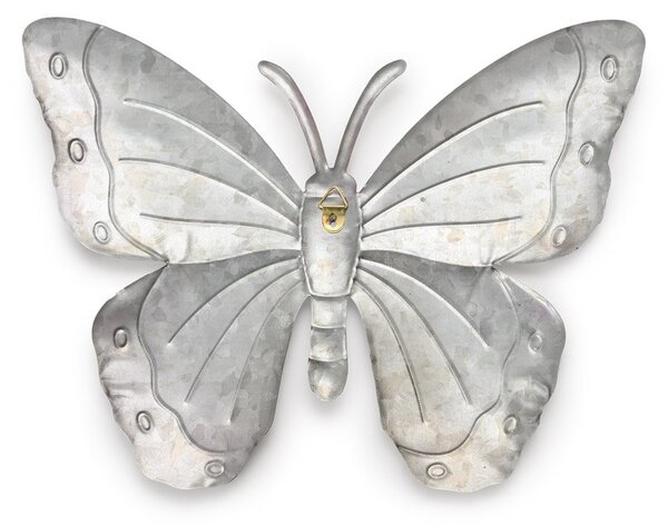 Decoratiune de perete din metal fluture BUTTERFLY 40 cm - mai multe culori Culoare: Violet