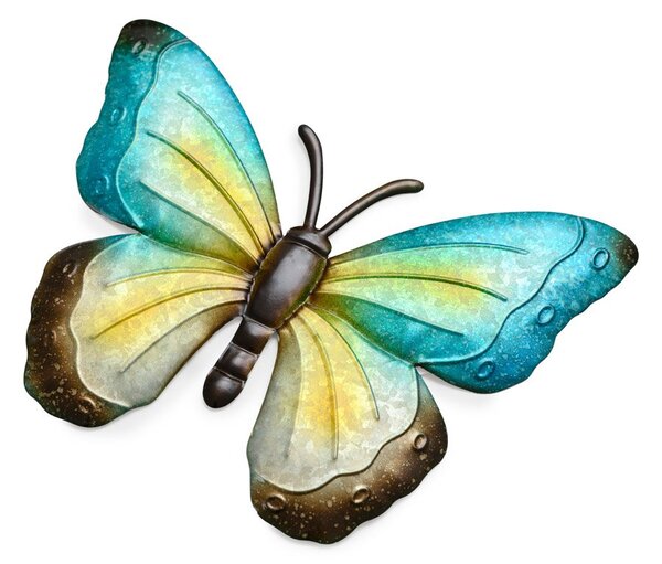 Decoratiune de perete din metal fluture BUTTERFLY 40 cm - mai multe culori Culoare: Violet