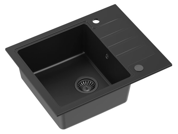Quadron Peter chiuveta graniteq 62x50 cm negru HCQP6250BLM_PC