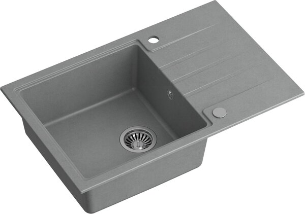 Quadron Peter chiuveta graniteq 78x50 cm gri/grafit/onix HCQP7850SZK