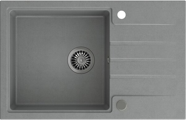 Quadron Peter chiuveta graniteq 78x50 cm gri/grafit/onix HCQP7850SZK