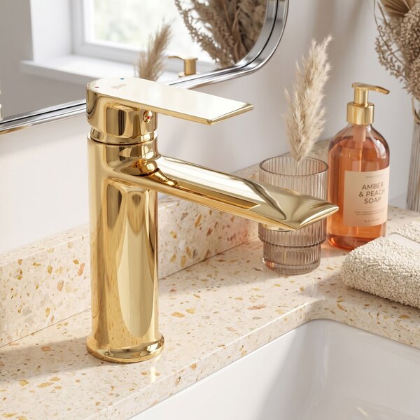 Baterie pentru baie REA Veneta Gold low