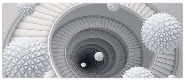 Tablou cu abstracție 3D (120x50 cm)