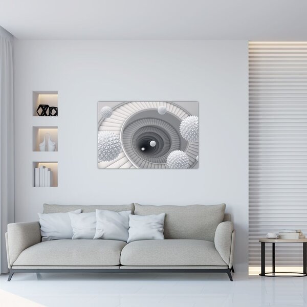 Tablou cu abstracție 3D (90x60 cm)