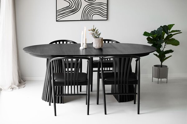 Masă de dining Omirina 5 (negru). 1146853