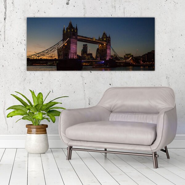 Tablou - Tower bridge (120x50 cm)