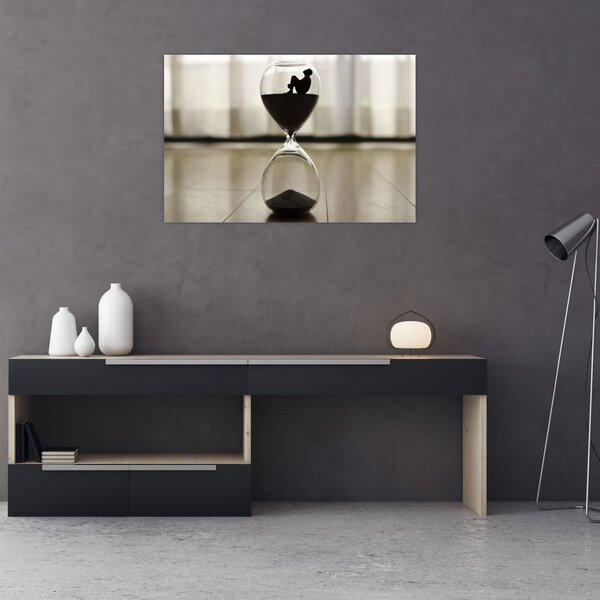 Tablou cu clepsidra (90x60 cm)