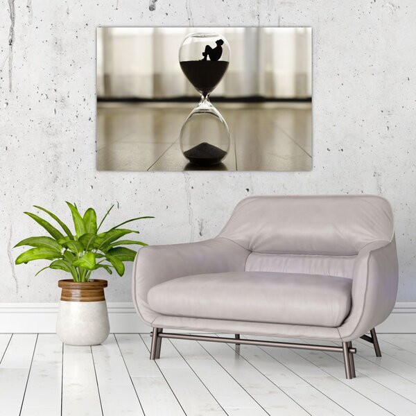 Tablou cu clepsidra (90x60 cm)