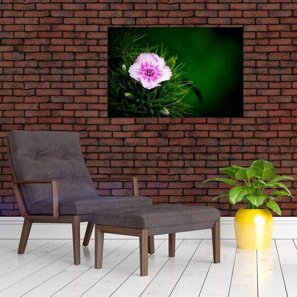Tablou cu floare roz (90x60 cm)