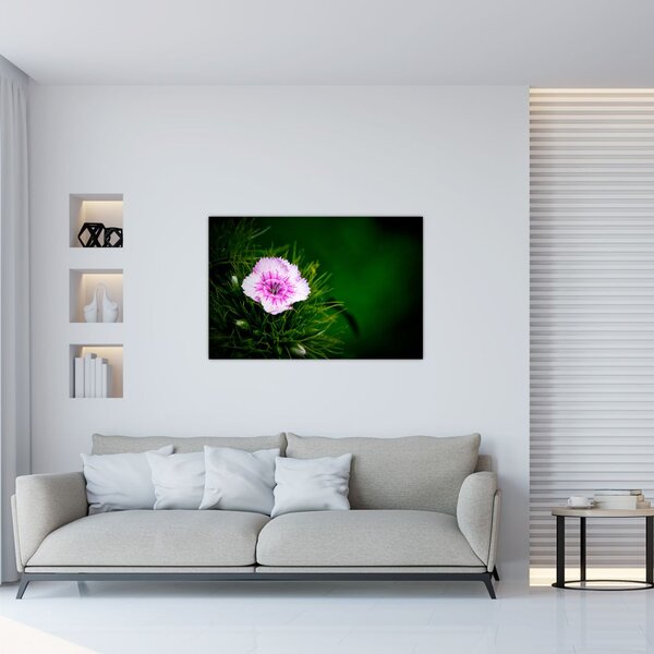 Tablou cu floare roz (90x60 cm)