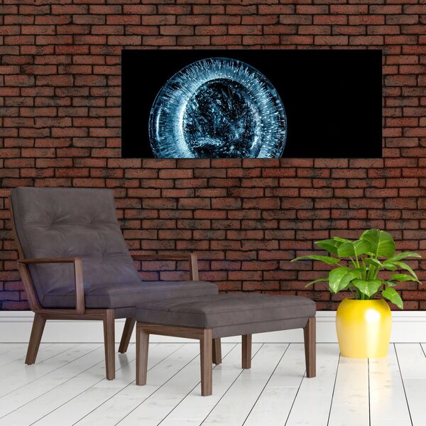 Tablou cu picături de gheață (120x50 cm)
