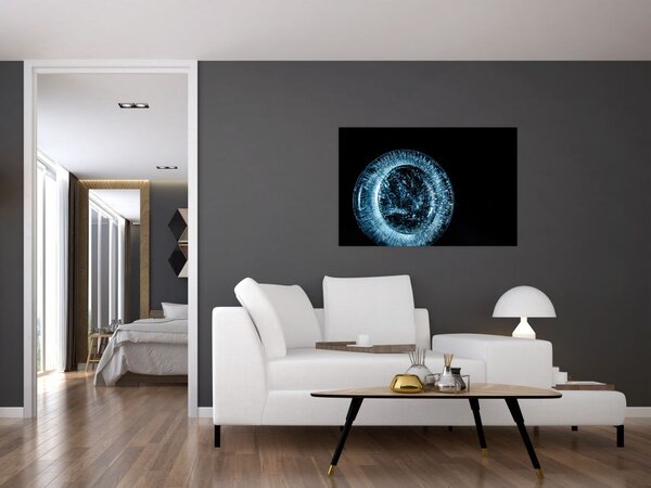 Tablou cu picături de gheață (90x60 cm)