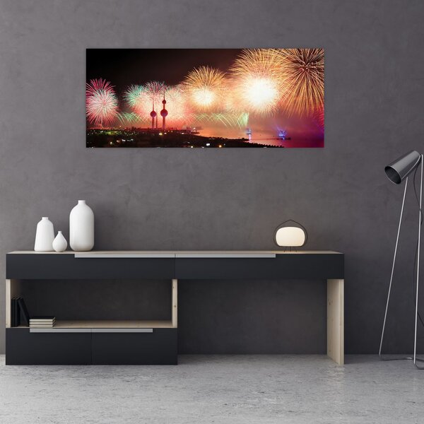 Tablou cu artificii (120x50 cm)
