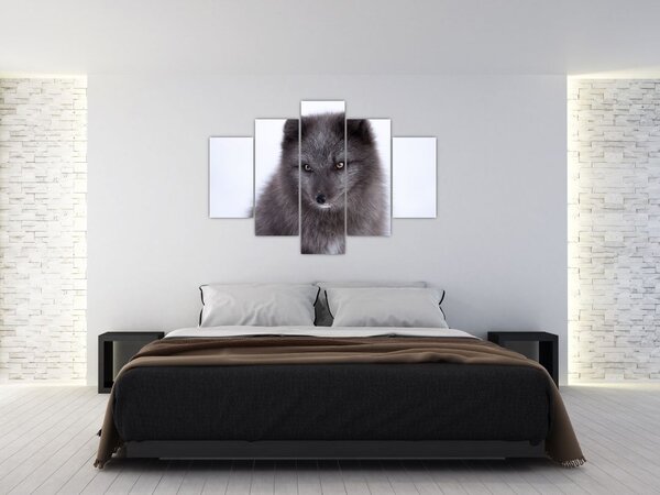 Tablou cu vulpe polară (150x105 cm)
