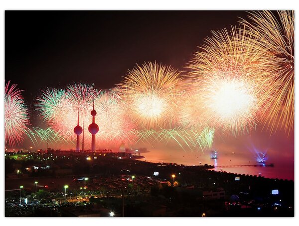 Tablou cu artificii (70x50 cm)