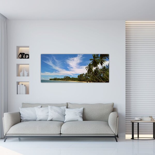 Tablou cu plajă (120x50 cm)