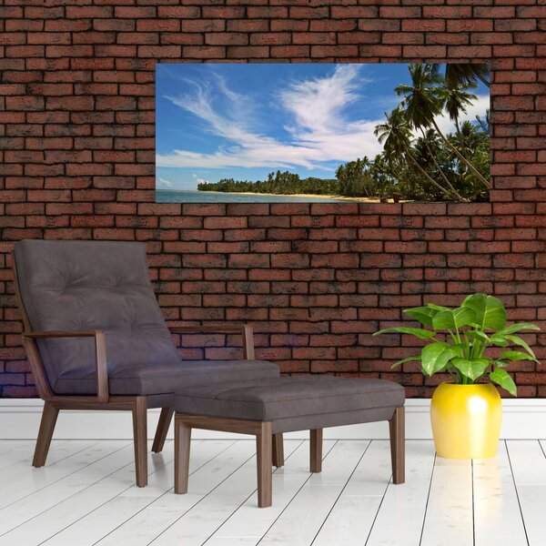 Tablou cu plajă (120x50 cm)