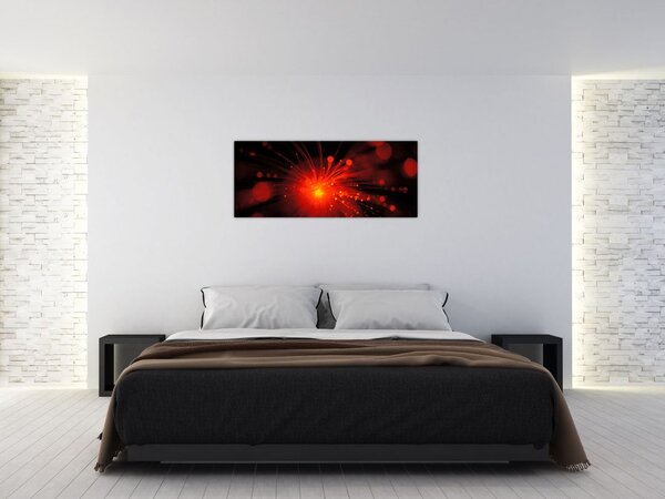 Tablou cu abstacție sclipire (120x50 cm)