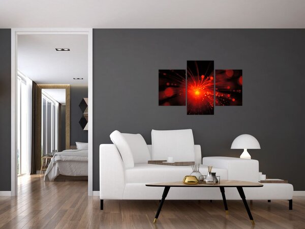 Tablou cu abstacție sclipire (90x60 cm)