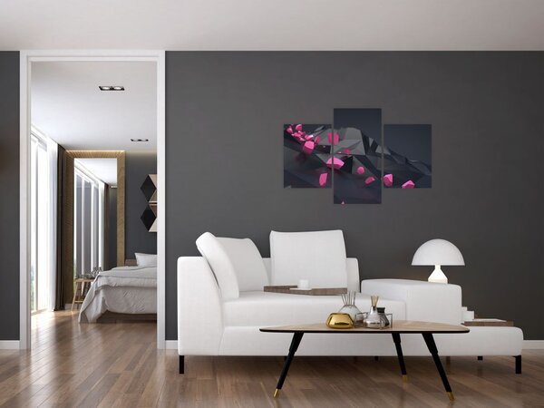 Tablou 3D abstracție (90x60 cm)