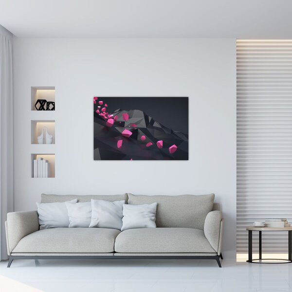 Tablou 3D abstracție (90x60 cm)