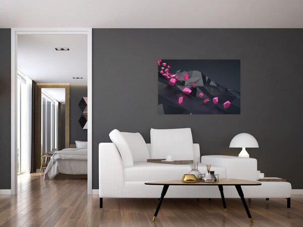 Tablou 3D abstracție (90x60 cm)