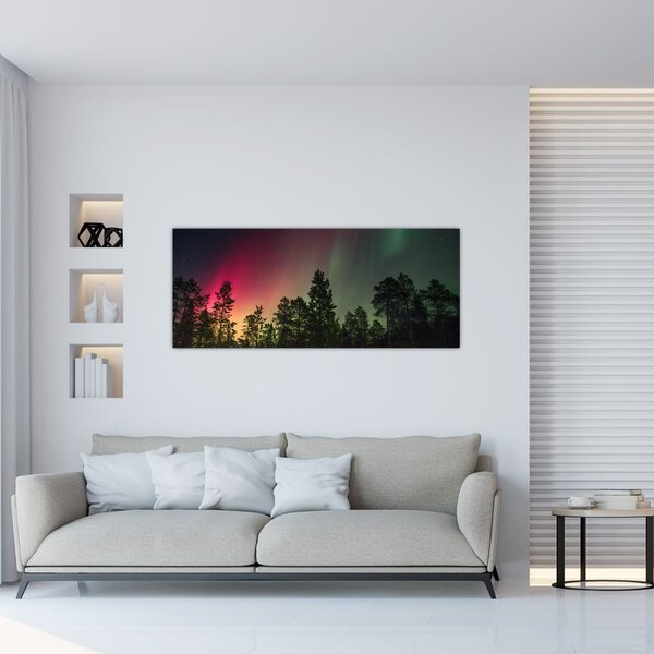 Tablou cu Northern Lights (120x50 cm)