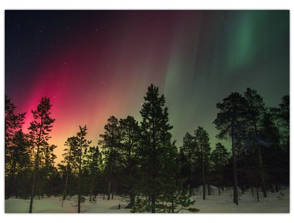 Tablou cu Northern Lights (70x50 cm)