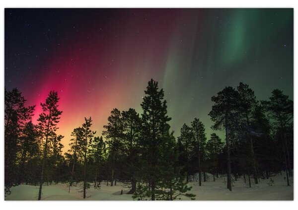 Tablou cu Northern Lights (90x60 cm)