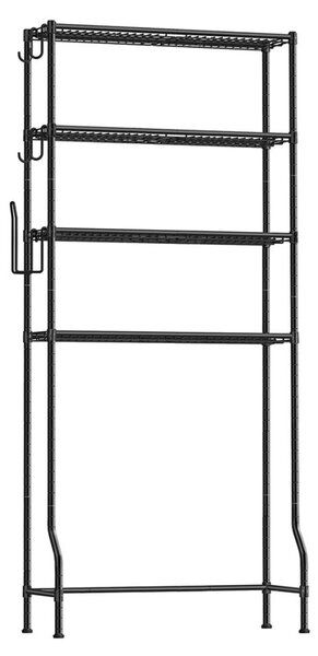 Raft baie WC Songmics Negru 83x30x179 cm