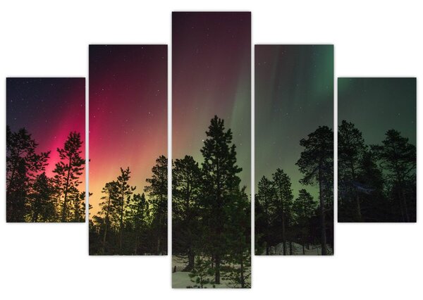 Tablou cu Northern Lights (150x105 cm)