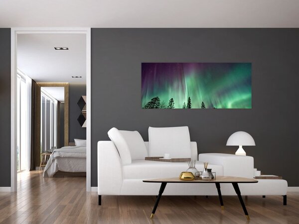 Tablou cu Northern Lights (120x50 cm)