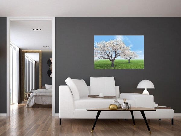 Tablou cu copaci (90x60 cm)