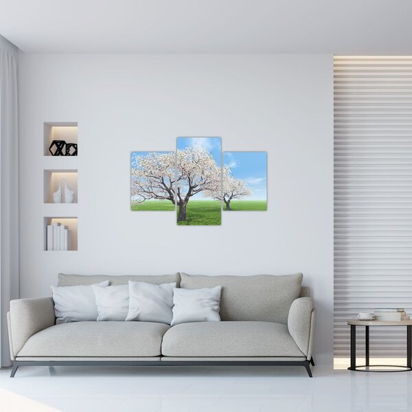 Tablou cu copaci (90x60 cm)