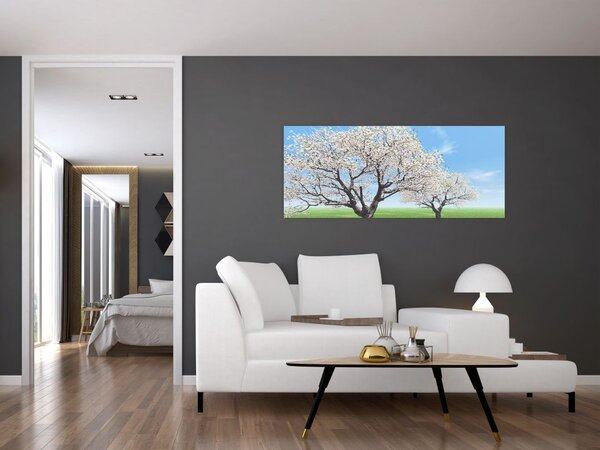 Tablou cu copaci (120x50 cm)