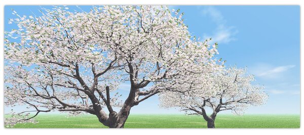 Tablou cu copaci (120x50 cm)