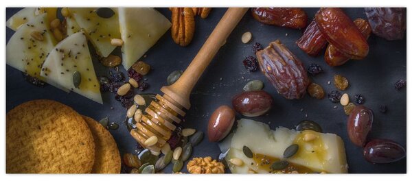 Tablou cu cu fructe uscate (120x50 cm)
