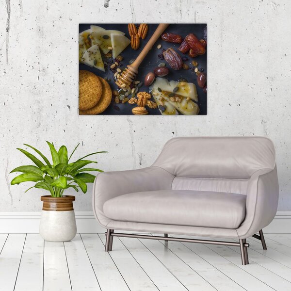 Tablou cu cu fructe uscate (70x50 cm)