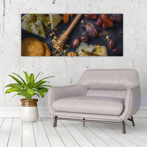 Tablou cu cu fructe uscate (120x50 cm)