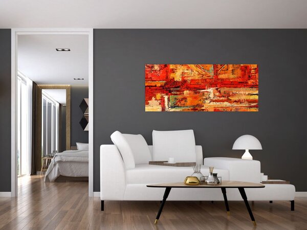 Tablou cu pictură pe pereți (120x50 cm)