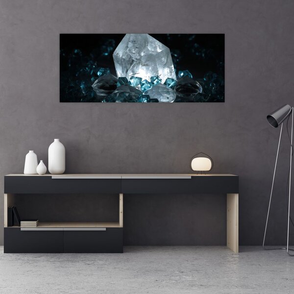 Tablou cu cristal (120x50 cm)