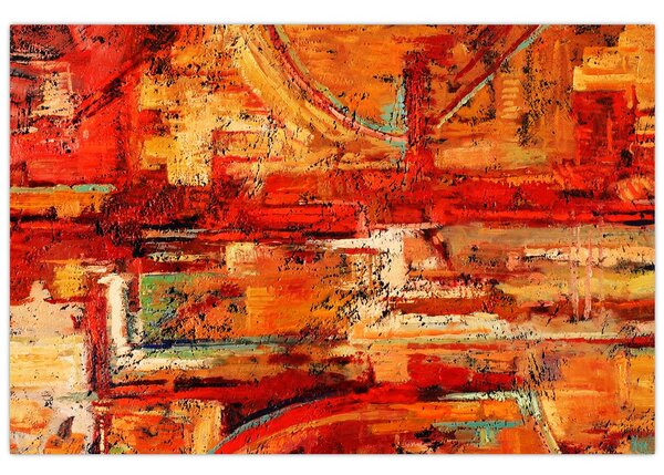 Tablou cu pictură pe pereți (90x60 cm)