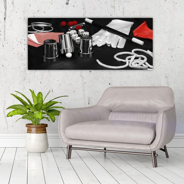 Tablou cu uneltele de magie (120x50 cm)
