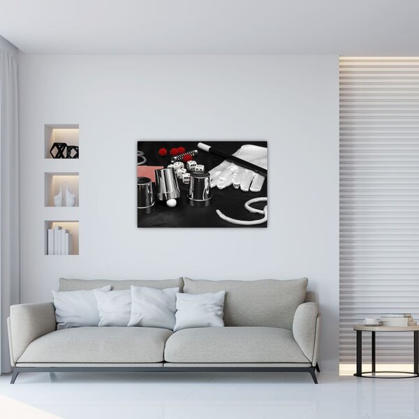 Tablou cu uneltele de magie (90x60 cm)