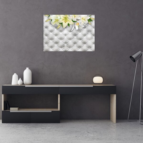 Tablou cu flori de crin (70x50 cm)