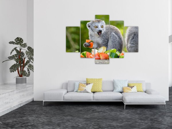 Tablou cu lemur (150x105 cm)