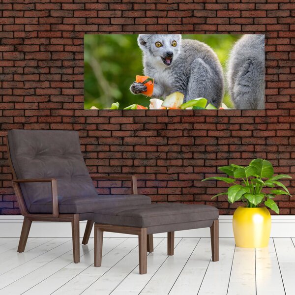 Tablou cu lemur (120x50 cm)