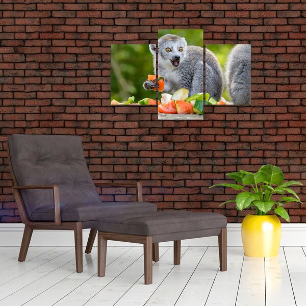Tablou cu lemur (90x60 cm)