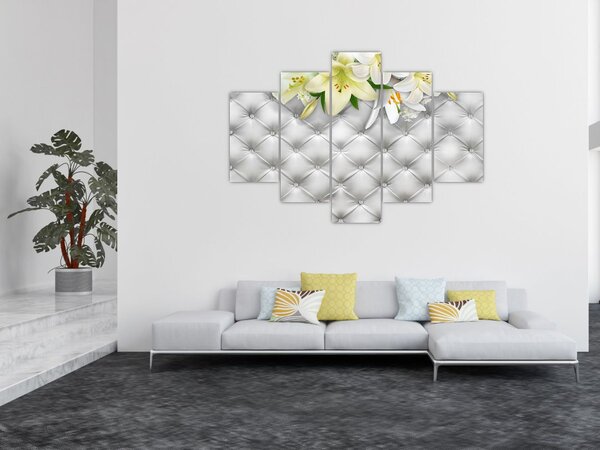 Tablou cu flori de crin (150x105 cm)
