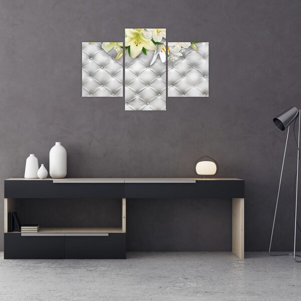 Tablou cu flori de crin (90x60 cm)